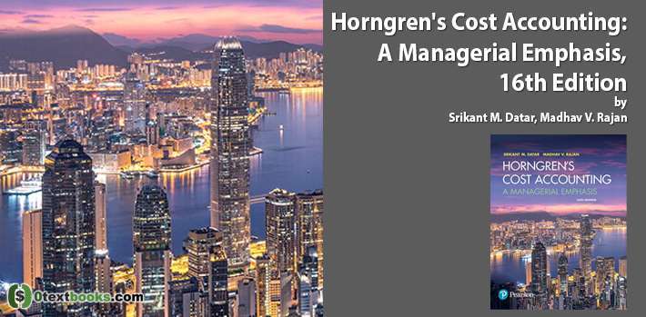 Horngren's Cost Accounting A Managerial Emphasis 16th Edition PDF